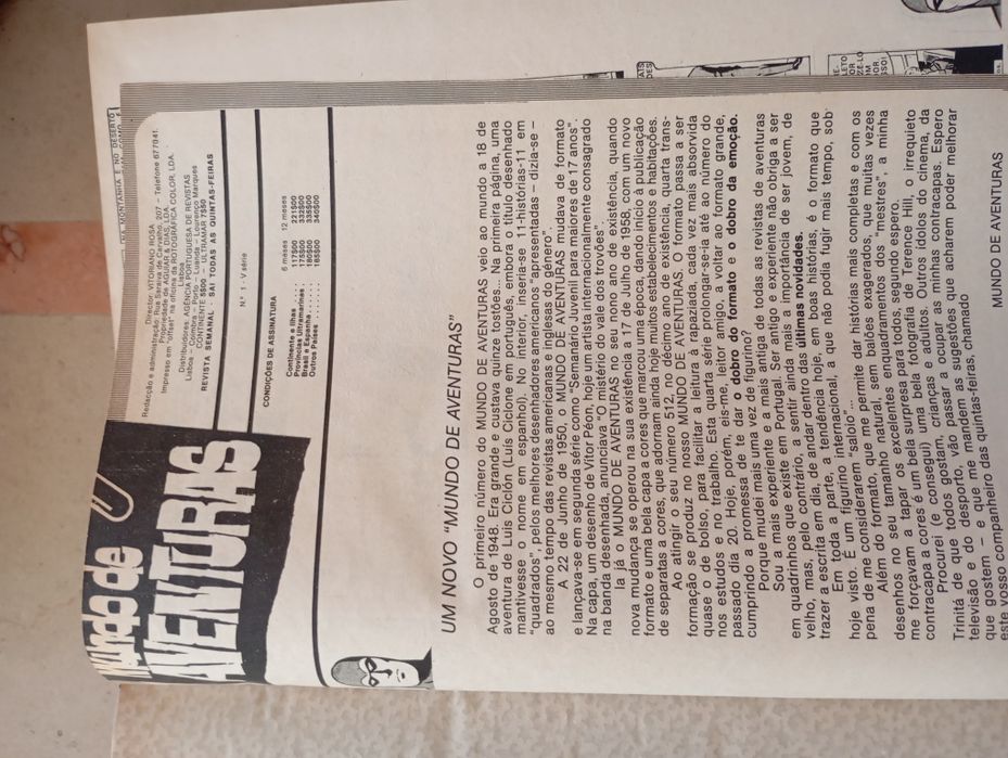 Mundo de aventuras volume 1 e 2