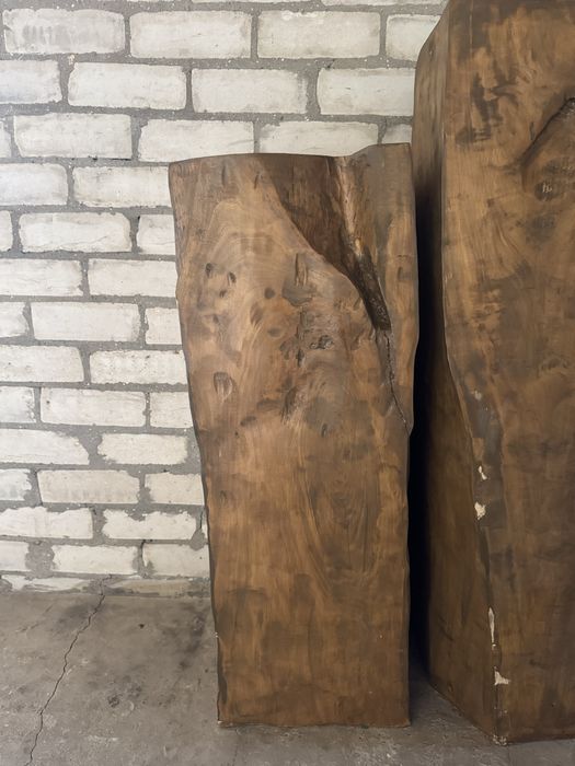 Тумбы с натурального спила дерева