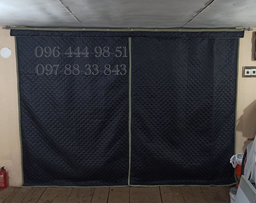 брезент тент штори брезентові утеплені штори