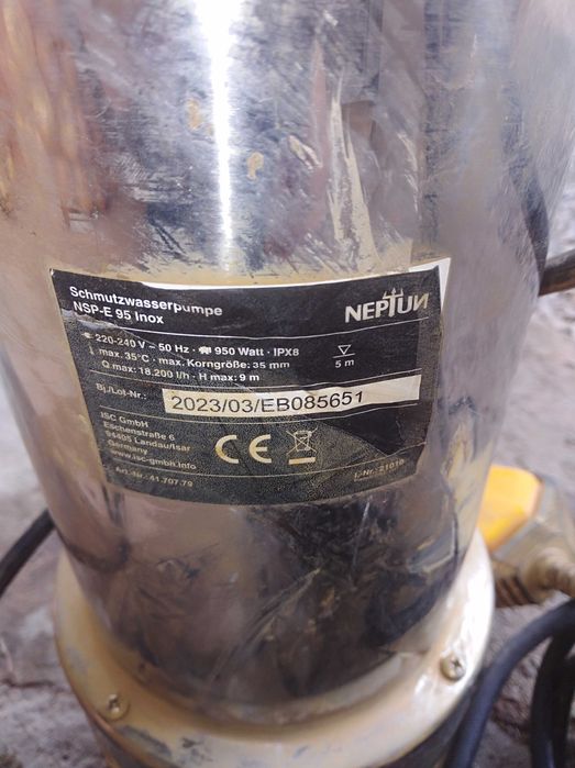 Pompa do wody neptun