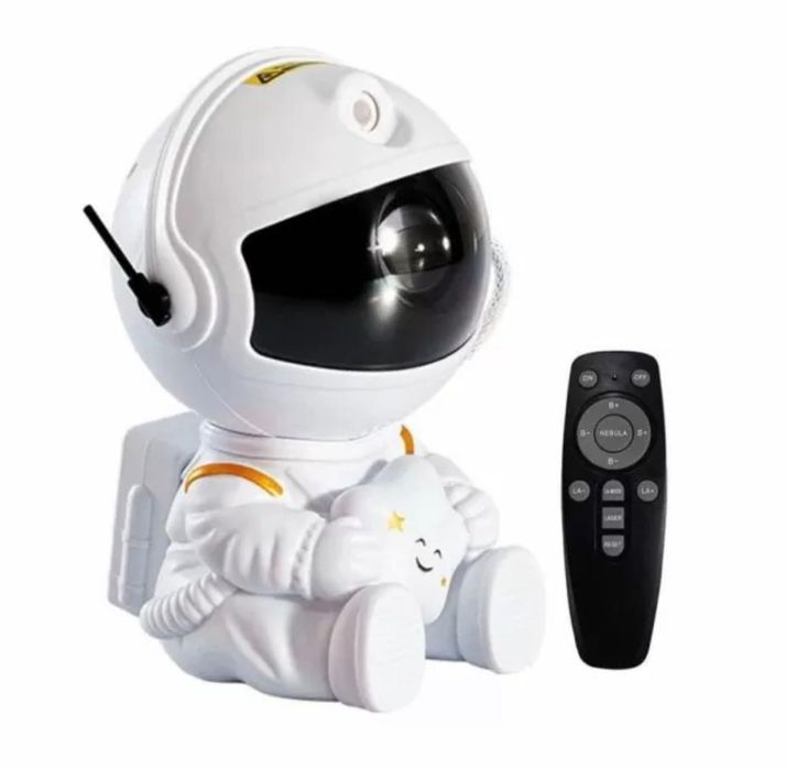 Зірковий проєктор Астронавт MINI Farraray Білий Обертання на 360