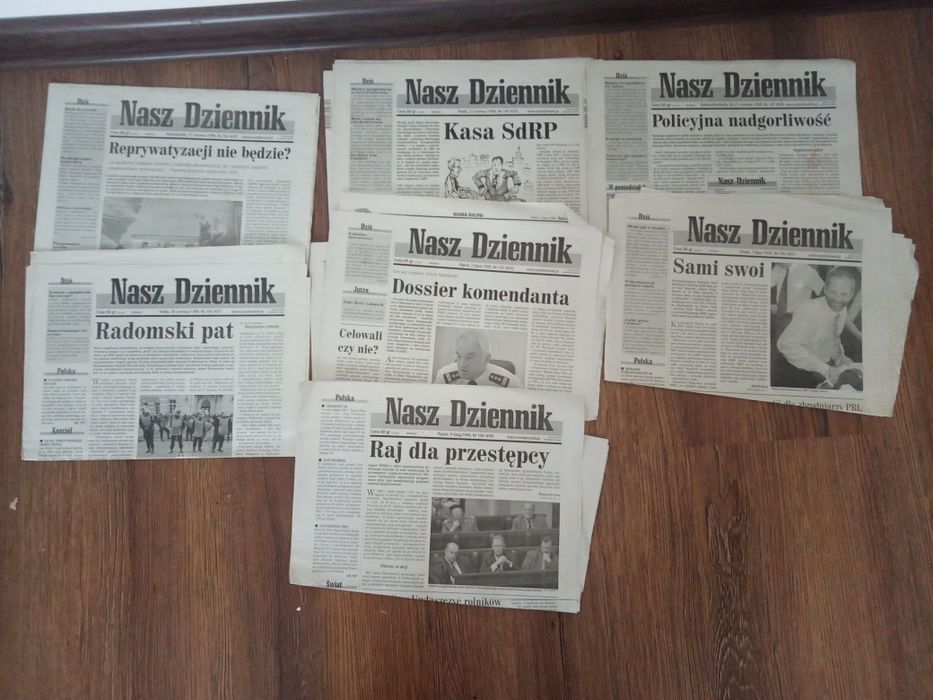 Gazeta Nasz dziennik 1998r-1999r.