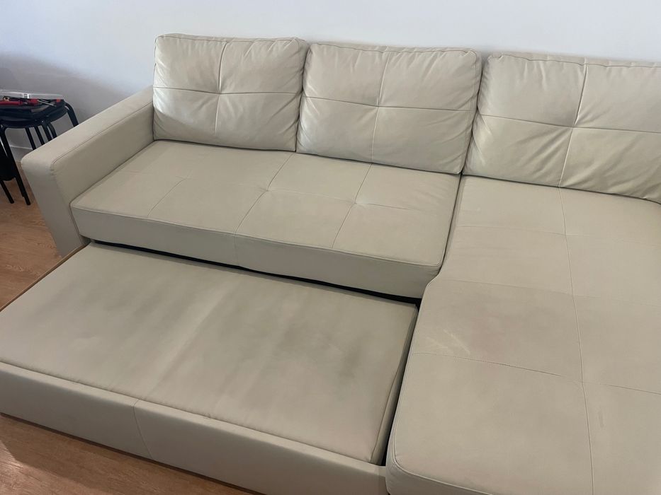 Sofá 3 lugares com chaise long