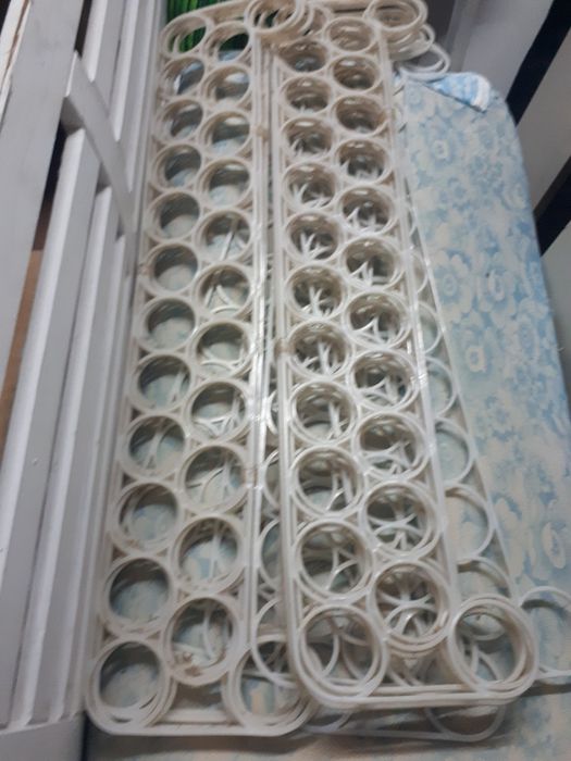 Placas para decoração de cortinados. Com cassete de instruções.