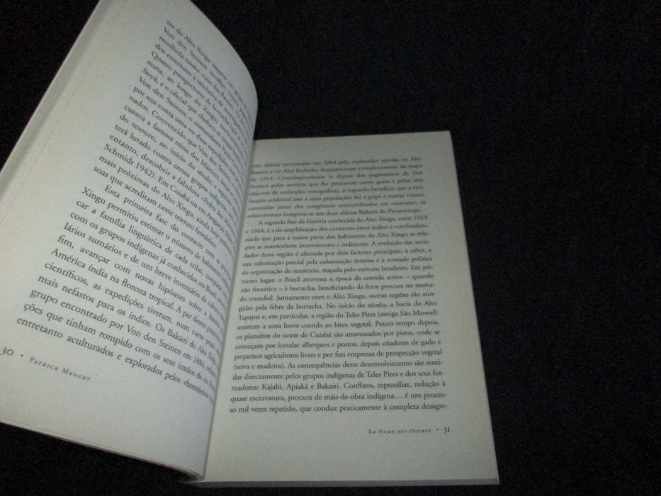 Livro Em Nome dos Outros Patrick Menget