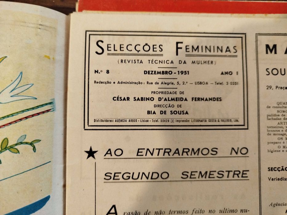 Seleções Femininas - Costura