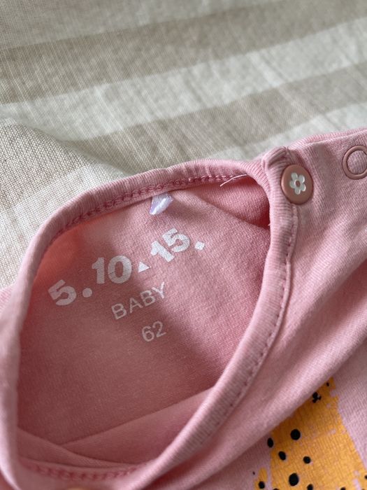 Zestaw komplet 5,10,15 h&m spodnie body z krótkim rękawem 62