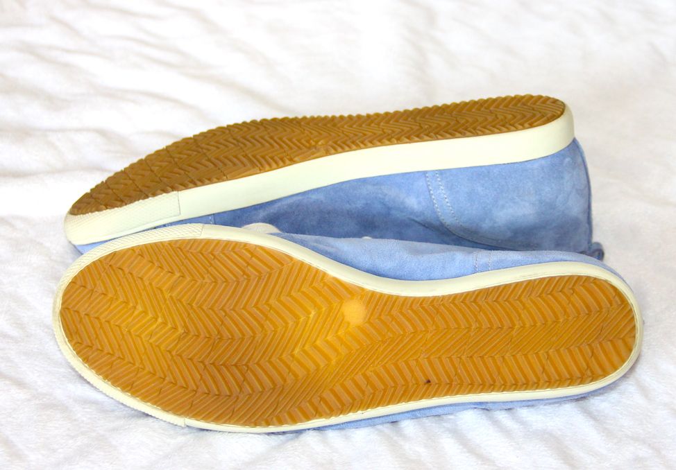 HOGL niebieskie zamsz skóra trampki sneakersy 39 skórzane blue