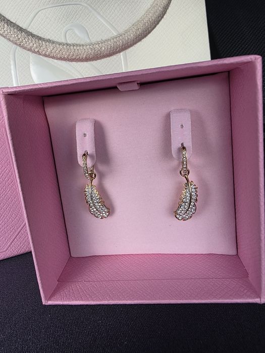 Сережки Swarovski Idyllia Feather, оригінал