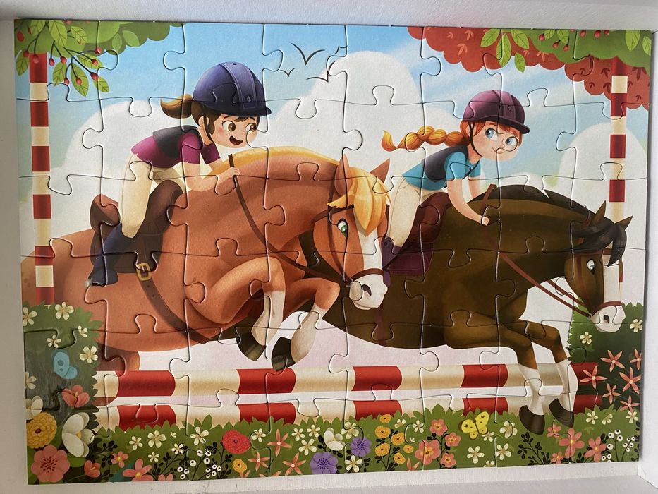 Cavalos figuras, jogos e puzzles