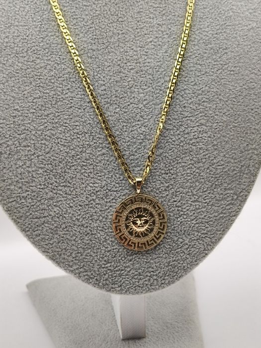 Złota Zawieszka Wzór Grecki Pr.585 Nowa Zapraszamy