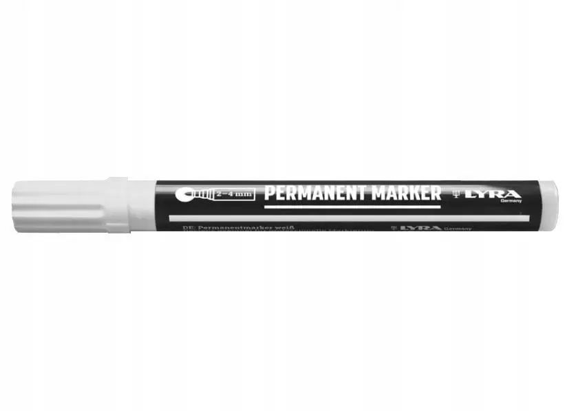 Marker permanentny biały LYRA Industry 2-4mm. Lyra. Nowy Produkt