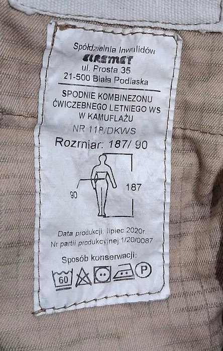 Spodnie munduru 118 DKWS / Multicam / Rozm. 90/187 / Używane