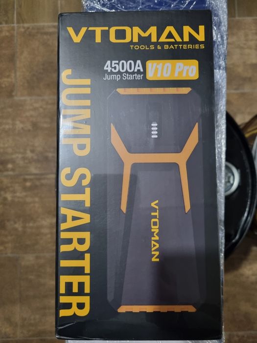 Джампер, павербанк GooLoo GP4000Plus, VTOMAN 4500A V10 Pro