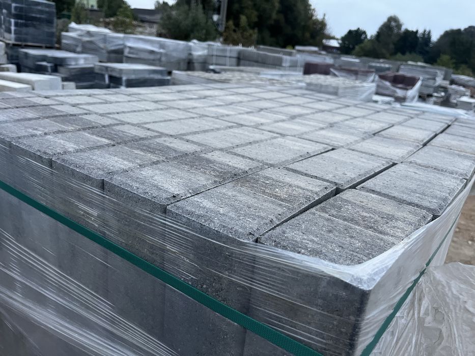 Kostka cegla 8cm antracytowa noc