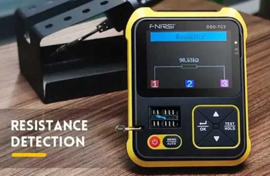 Fnirsi DSO-TC2 осцилограф тестер транзисторів генератор PWM 2.4»