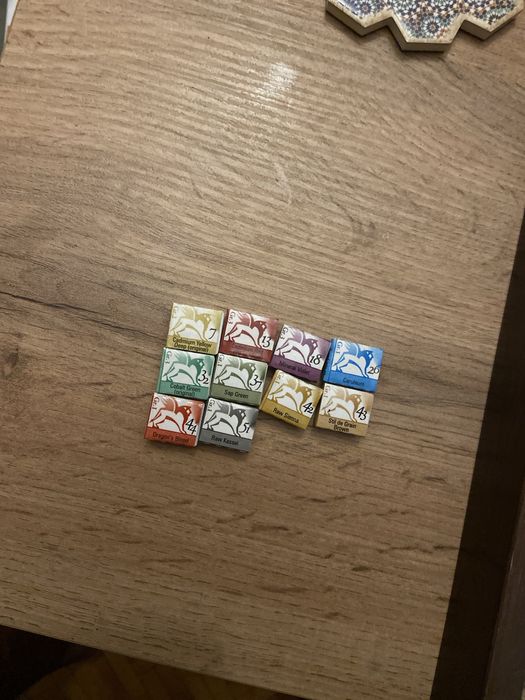 Akwarele renesans zestaw 10 sztuk