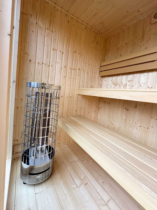 Sauna ETERN - 4 osobowa sauna ogrodowa, piec 7 kw, Harvia | Producent