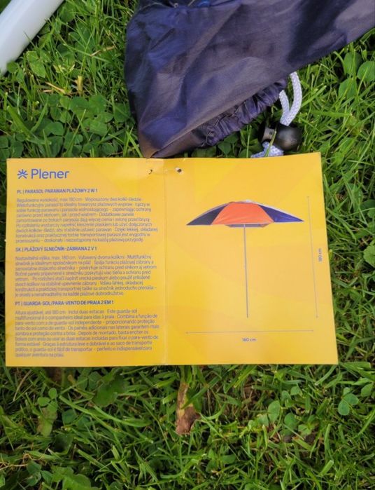 Parasol - parawan plażowy
