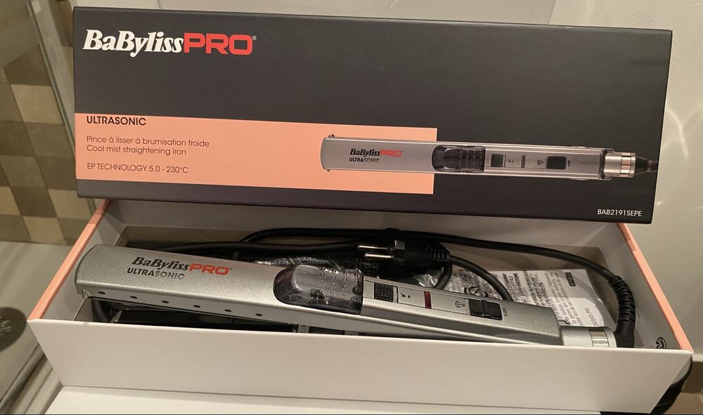 Babyliss Ultrasonic Prancha De Cabelo A Vapor