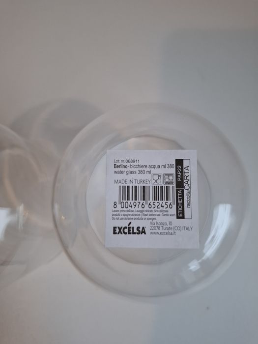 Excelsa Berlino zestaw szklanek 4 sztuki do napoi lub drinków