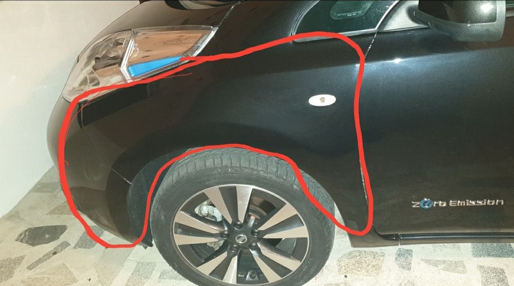 Peça dianteira esquerda Nissan Leaf eco edition