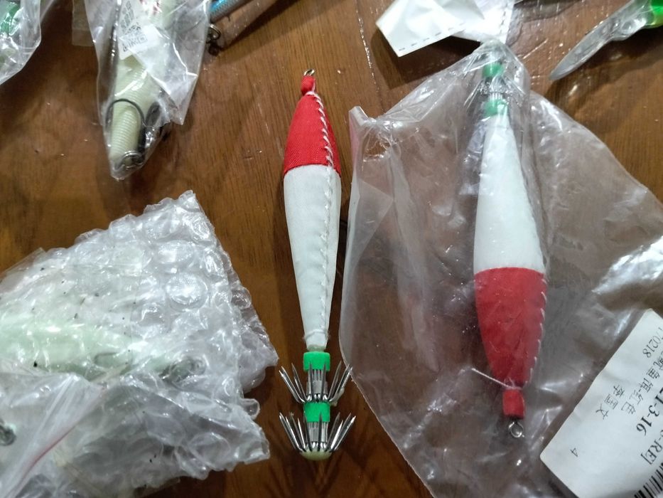 Amostras de pesca lote