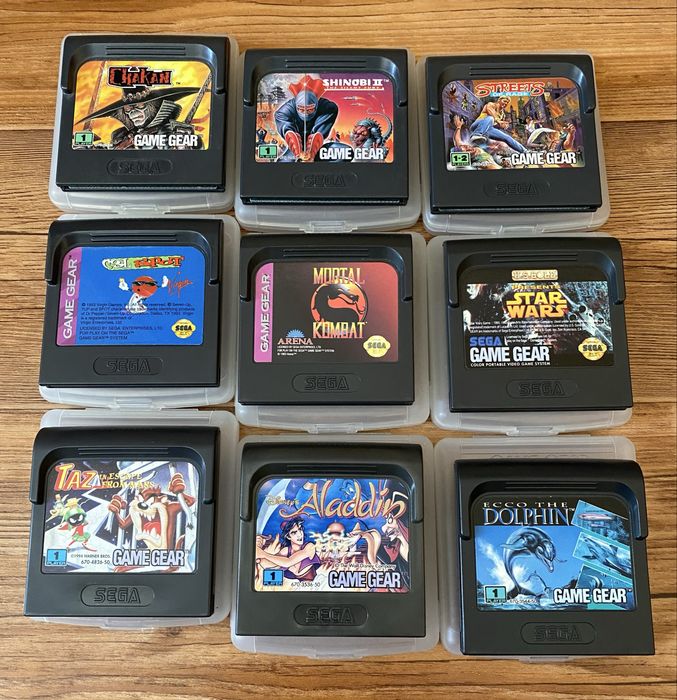 Sega Game Gear, Saturn, Master System, Genesis, MegaDrive