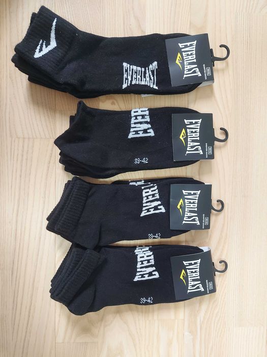 4 opakowania 3-pack skarpety Everlast rozm. 39-42
