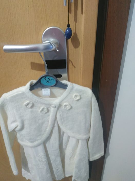 Vestido com casaco de cerimônia