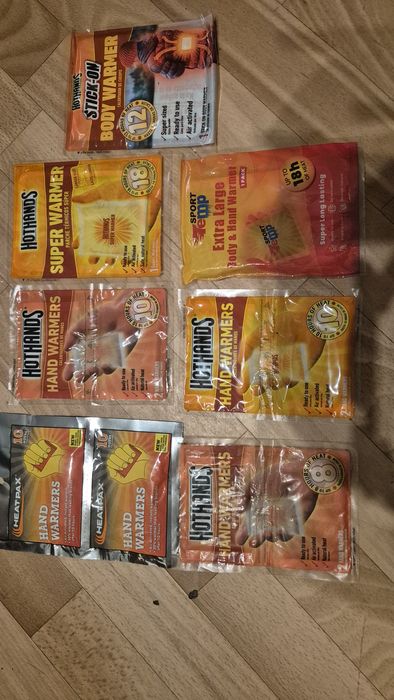 Ogrzewacze do rąk .