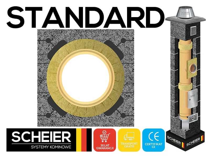 Komin ceramiczny systemowy system kominowy K fi 200 5m Standard 36x36