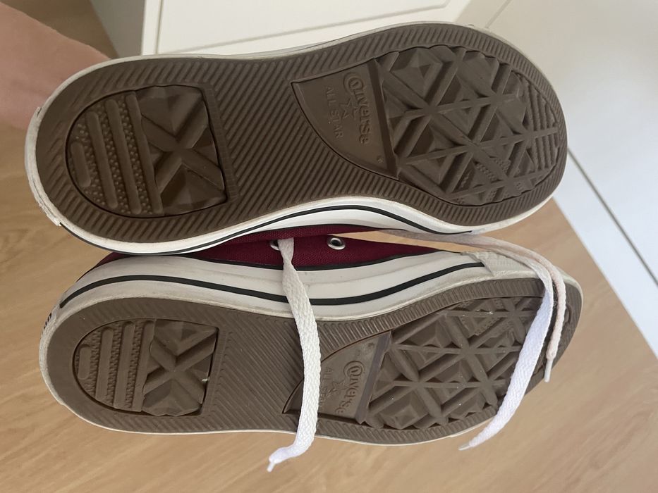 Sapatilhas all star bordeaux, tamanho 36