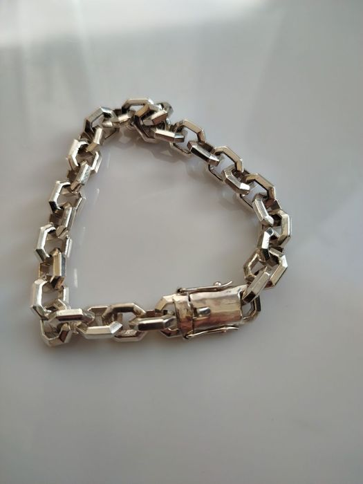 Срібний браслет 50г чоловічий мужской серебряный браслет 925 серебро