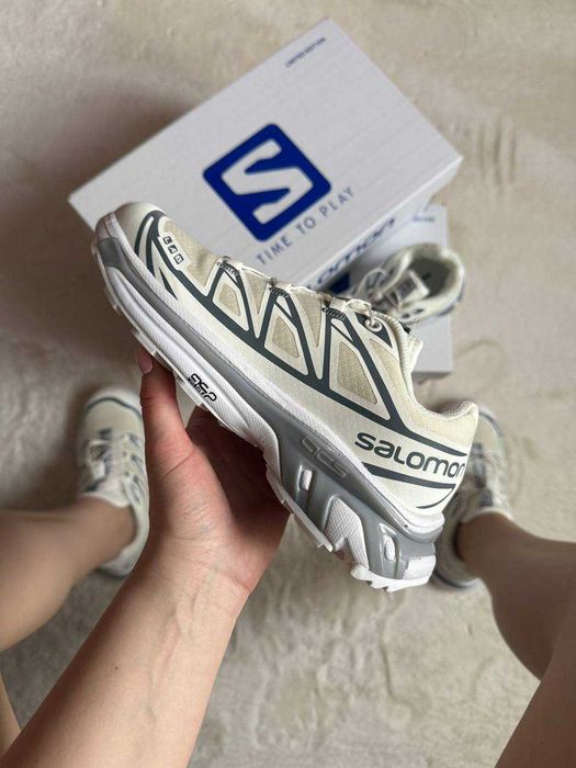 Жіночі Кросівки Salomon XT-6 S-LAB Soft Ground Beige White Gray