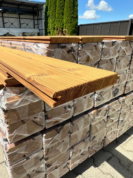 Deska Elewacyjna drewniana Thermo Świerk Szczotkowana 20x140mm C3