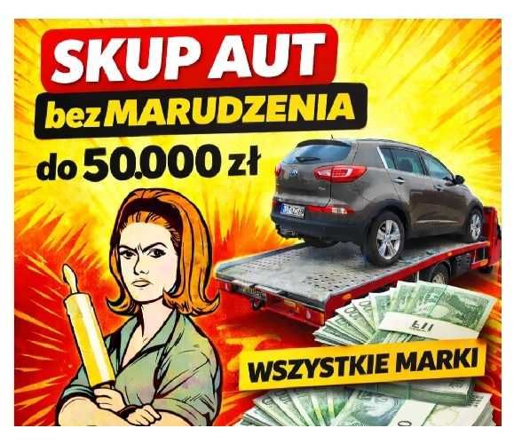 SKUP AUT samochodów * Jeszcze Dziś Kupimy Twoje Auto - BEZ MARUDZENIA*