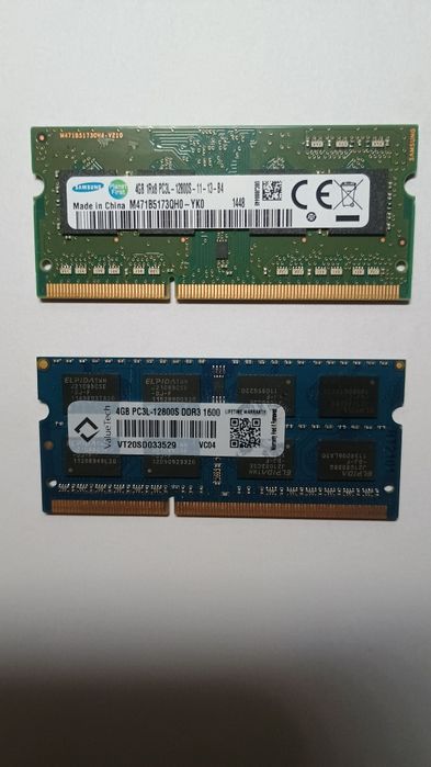 Tanio RAM  2 x 4GB DDR3L 1600MHz Dual Chanel do Laptopa