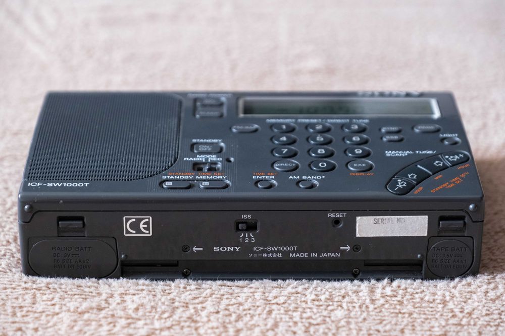 SONY ICF-SW1000T AM FM SSB Приём всех радиолюбит двойное преобр. Новый