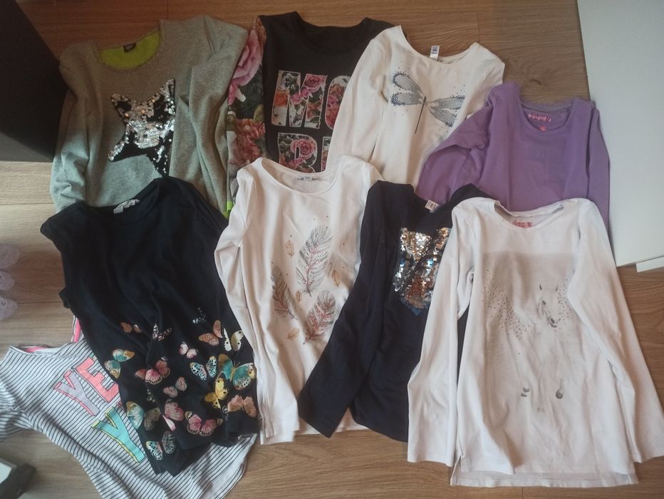 Paka ubranek 128-140