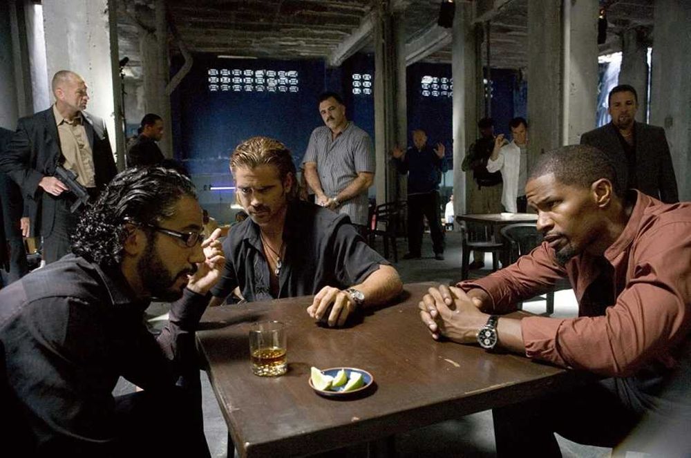 MIAMI VICE (Michael Mann) Colin Farrell/Jamie Foxx/Naomie Harris/Gong