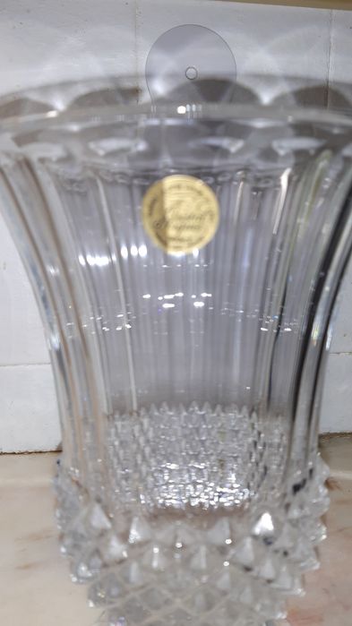 Vaso trabalhado Cristal D'arques