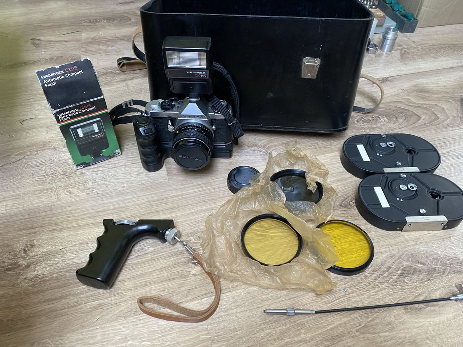 Aparat pentax zestaw obiektyw