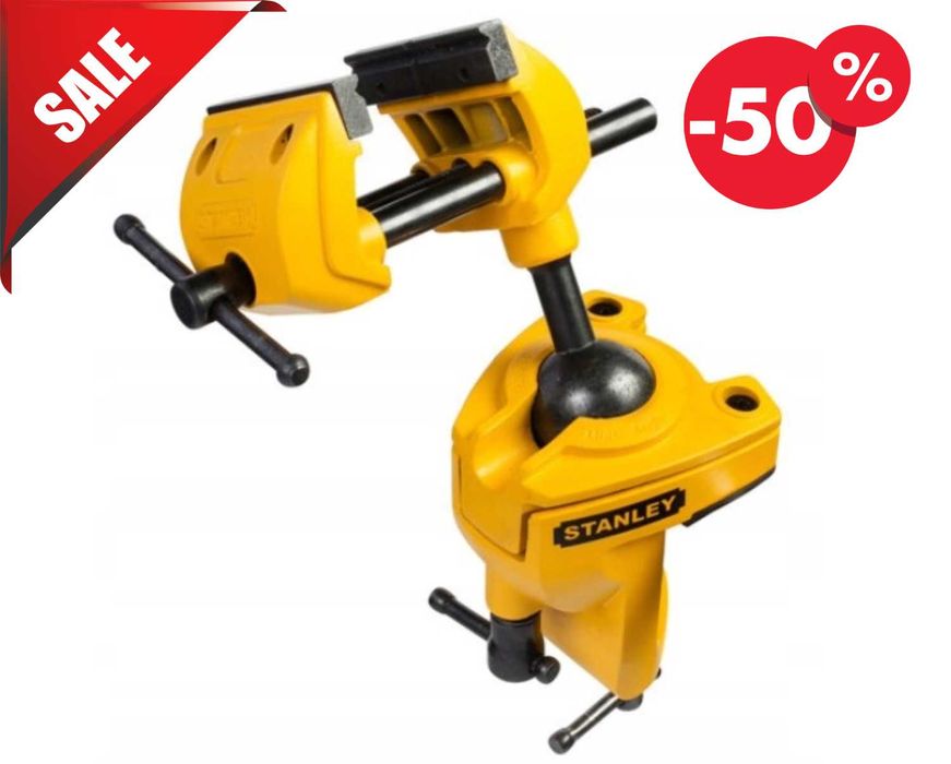 Nowoczesne IMADŁO MODELARSKIE Obrotowe 360° Stanley Stalowe + GRATIS