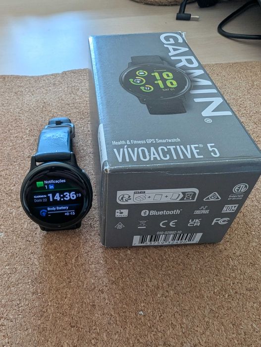 Smartwatch Desportivo GARMIN Vivoactive 5 Bluetooth Preto
