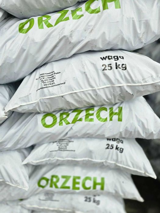 POLSKI Węgiel  Kostka  Groszek  Pellet Brykiet  Opał  luz  workowany