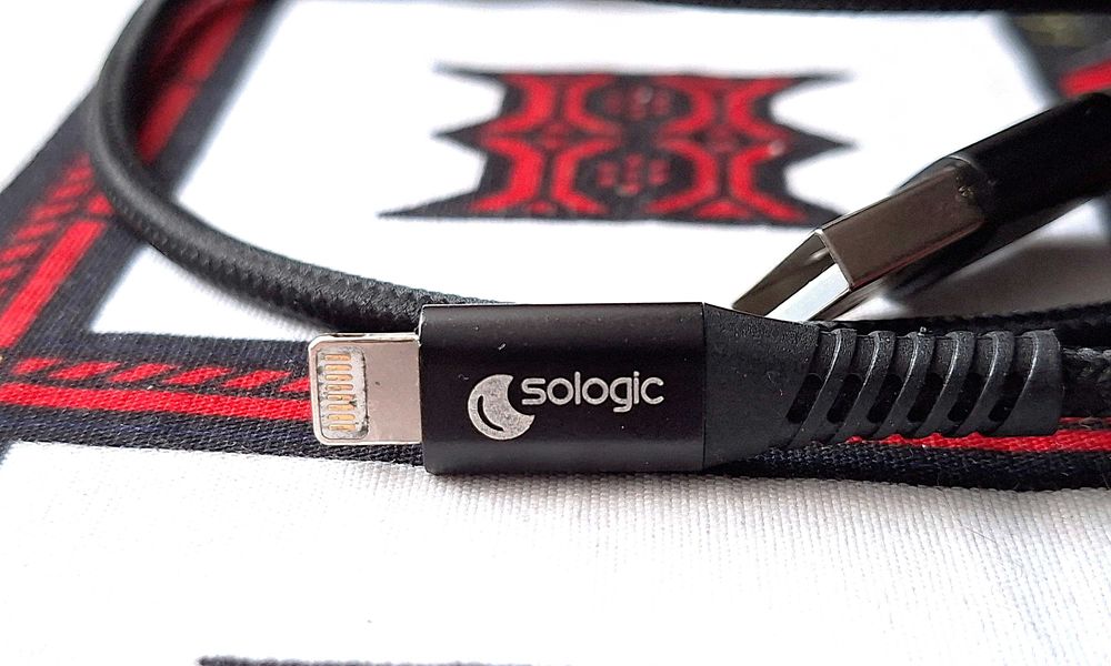 Kabel Sologic lightning - USB C , 2m.