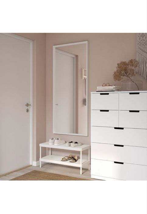 Lustro Ikea NISSEDAL białe 65x150 cm