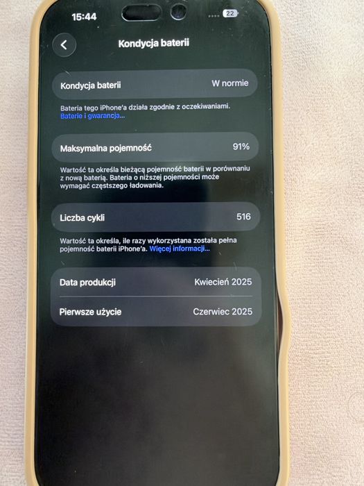 Iphone 16 pro złoty