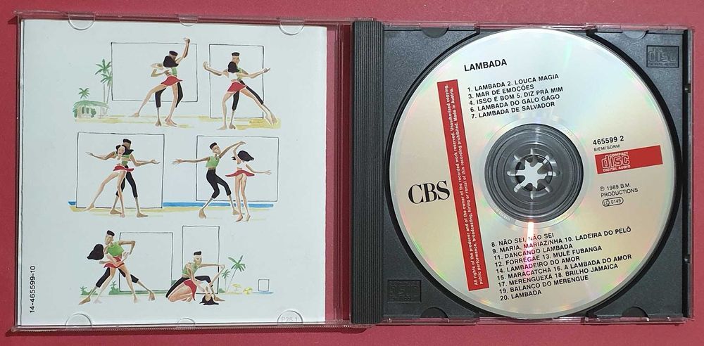 CD - Lambada (Dança)
